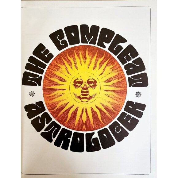 1971 The Compleat Astrologer 1st Edition w/ Dust Jacket HC Parker Astrology WHBS - Picture 3 of 10